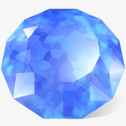 蓝色透明水晶钻石png免抠素材_88icon https://88icon.com 水晶 蓝色 透明 钻石