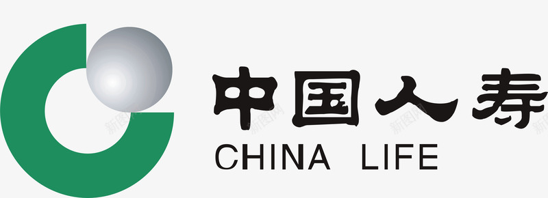 企业公益标志中国人寿logo矢量图图标图标