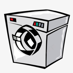 洗衣机模型洗衣洗衣机矢量图高清图片