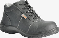 实物深灰色保暖安全鞋素材