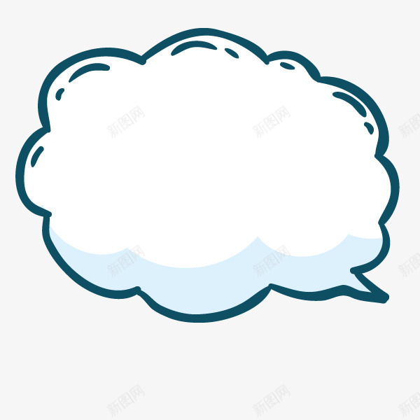 手绘卡通云朵气泡对话框png免抠素材_88icon https://88icon.com 云朵便签 云朵对话框 动漫 动漫框架 对话框 对话框简笔画 想象框 文本框 气泡对话框 聊天框 话语框 语气框 说话云朵