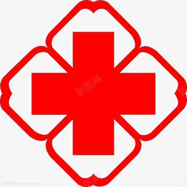 十字架红色十字架图标图标