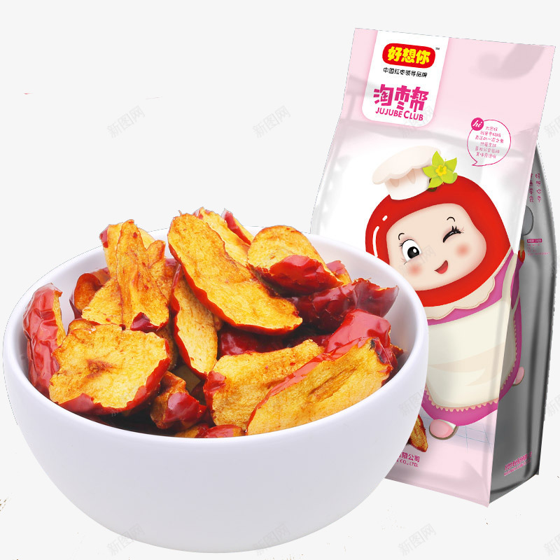 红枣果干png免抠素材_88icon https://88icon.com 产品实物 办公室休闲零食 好想你 枣片 红枣 红枣果干