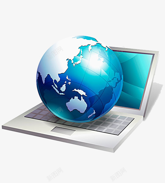 实物全球市场定位png免抠素材_88icon https://88icon.com 全球 市场 市场定位 方向 机遇 笔记本电脑 蓝色