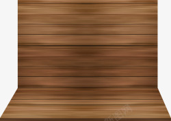 棕色手绘立体木板素材