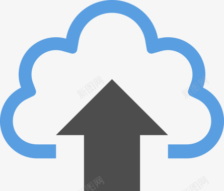 互联网商务图标上传到云端图图标图标