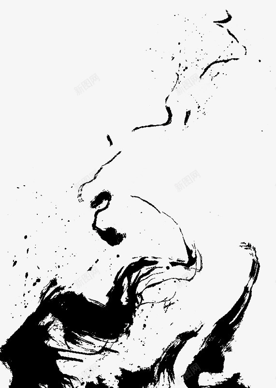 酷炫奇特墨迹png免抠素材_88icon https://88icon.com 墨渍 墨迹 水墨 水渍 笔触 运笔