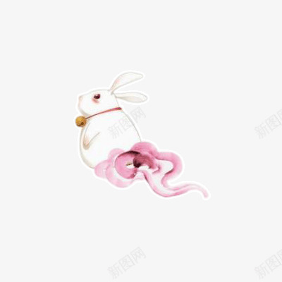 中秋节兔子月兔手绘兔子卡通兔子png免抠素材_88icon https://88icon.com 中秋节 兔子 卡通手绘兔子 月兔