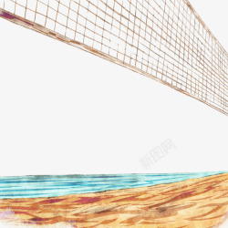 沙滩排球网素材