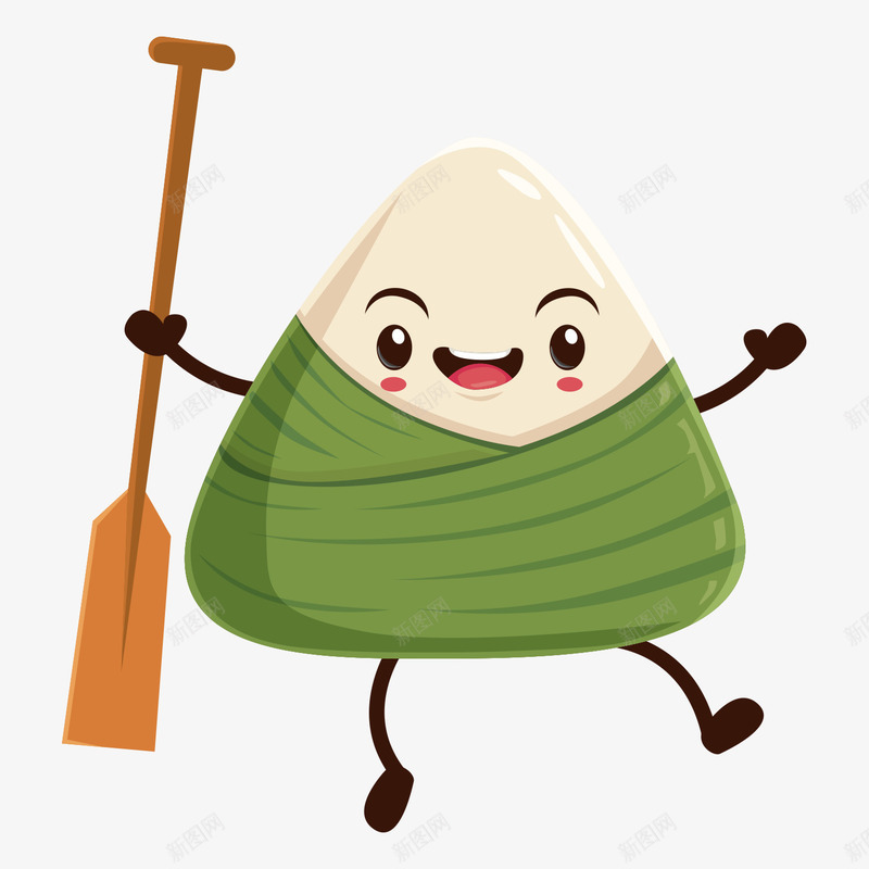 卡通粽子形象png免抠素材_88icon https://88icon.com ip形象 划龙舟 卡通 形象设计 端午习俗 端午简笔画 端午粽 端午节 粽子 粽子插图 美食