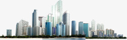 绿色城市环保春天环保城市建筑高清图片