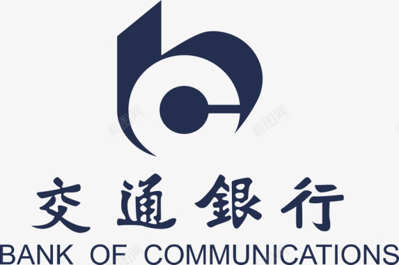 矢量银行交通银行logo图标图标