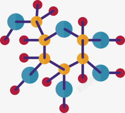 分子式图标复杂结构分子式图标高清图片