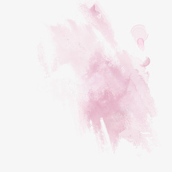 三八女神节海报粉色肌理感水墨画笔触高清图片