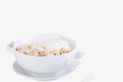 写实营养早餐坚果燕麦粒素材