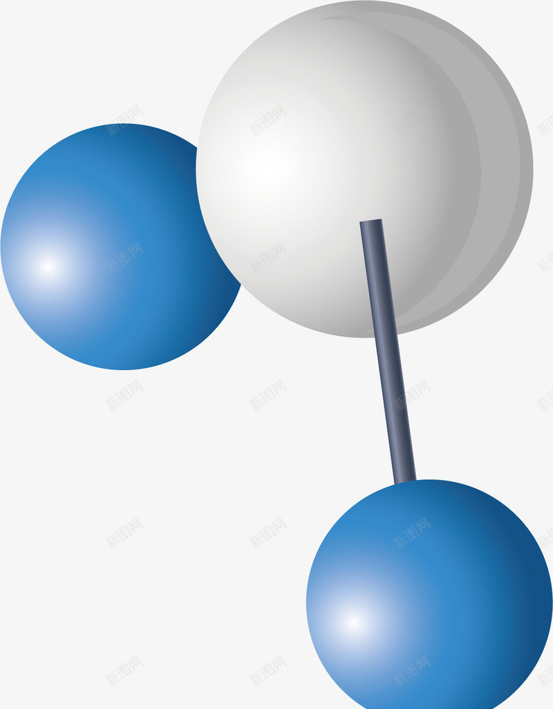 创意高分子示意图矢量图ai免抠素材_88icon https://88icon.com 创意 卡通手绘 水彩 白色 蓝色 高分子 矢量图