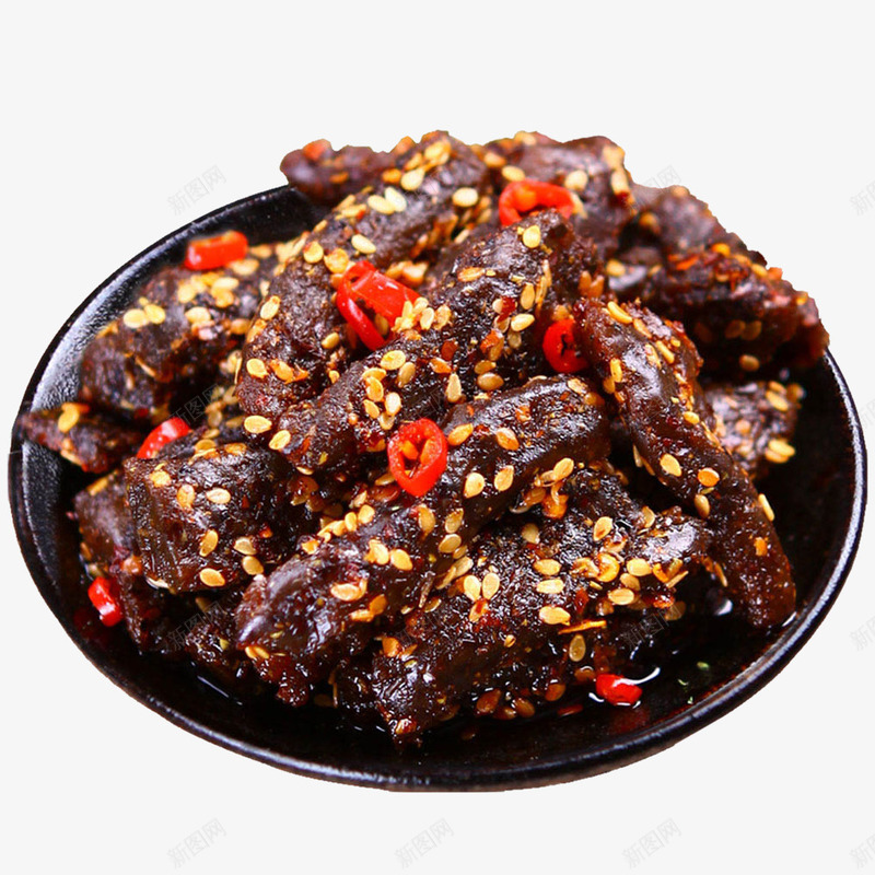 麻辣烧烤味牛肉干png免抠素材_88icon https://88icon.com png图片素材 产品实物 免费png素材 烧烤味 牛肉干 芝麻 辣椒