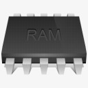 芯片硬件记忆微芯片RAM简单的素材