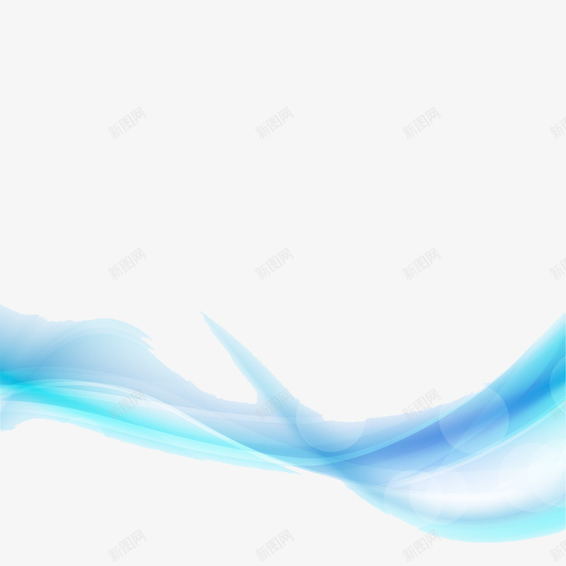 蓝色流线png免抠素材_88icon https://88icon.com 丝带 曲线 流线 蓝色