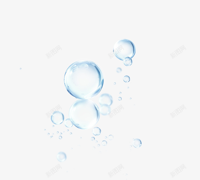 水中的气泡蓝色png免抠素材_88icon https://88icon.com 气泡 水泡 泡泡 蓝色气泡