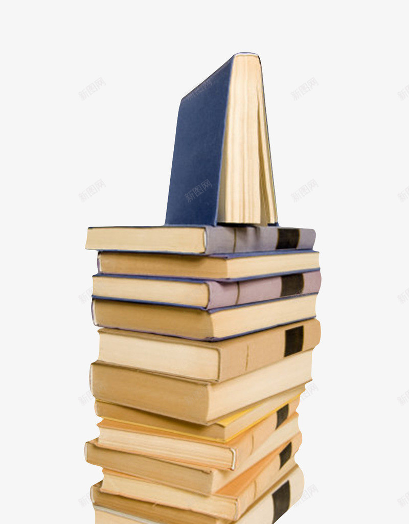 蓝色书本立在一叠书实物png免抠素材_88icon https://88icon.com 一叠书 一大叠书 书本 书籍 叠着 堆叠 堆叠效果 学习 学校 层叠 打开 效果 教科书 智慧 知识 立着 竖着 纸 阅读
