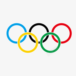 奥林匹克运动会会旗标志矢量图素材