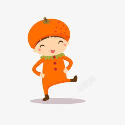 橘子服装矢量图素材