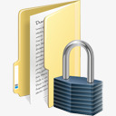 锁加密文件夹图标图标
