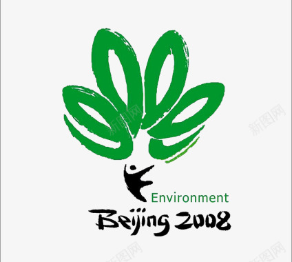 运动运北京奥运会logo创意图标图标