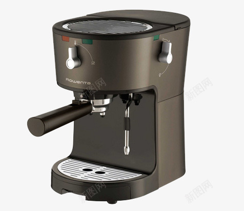 高端咖啡机png免抠素材_88icon https://88icon.com 产品设计 咖啡 家用电器 数码科技 棕色