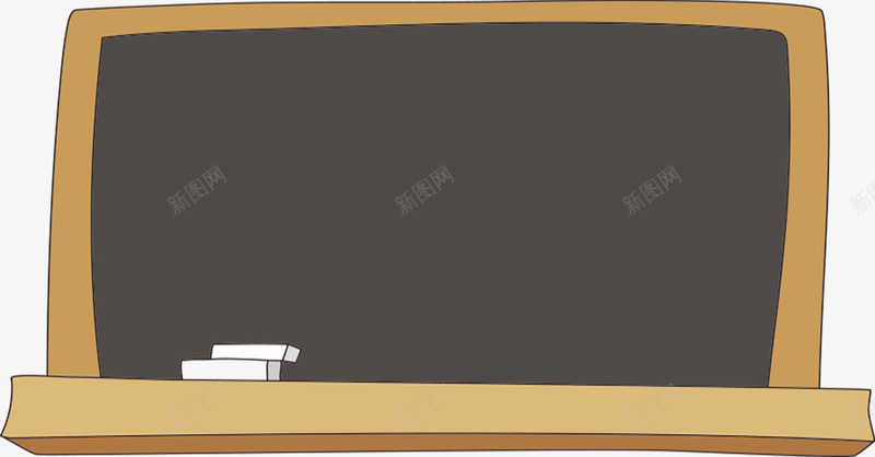 卡通黑板粉笔学习png免抠素材_88icon https://88icon.com 卡通 学习 粉笔 黑板
