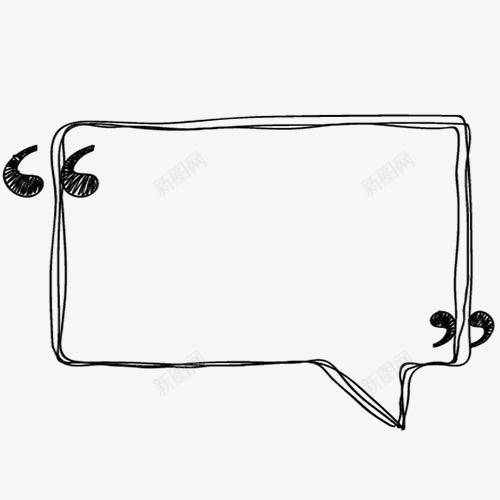 手绘线条线性框边框元素png免抠素材_88icon https://88icon.com 图形框 对话框 手绘 暗黑边框 线性框 线条 边框