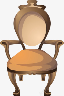 手绘室内装修椅子插画图矢量图素材