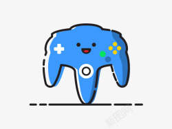 可爱的游戏柄MBE风格素材