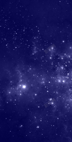 深蓝色大气星空背景图高清图片