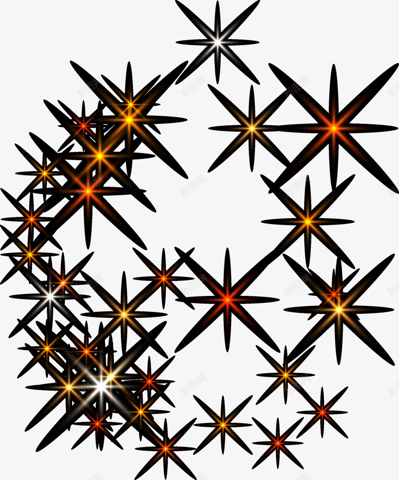 繁星点点png免抠素材_88icon https://88icon.com 星光 星星 繁星 闪烁 闪闪