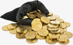 金融危机素材金币囊高清图片