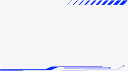 矢量线路图现代蓝色线条状科技边框高清图片