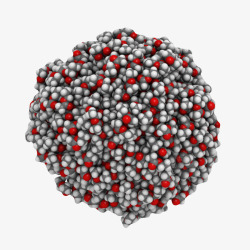 化学性黑白红色密集的乙酸乙酯分子形状高清图片