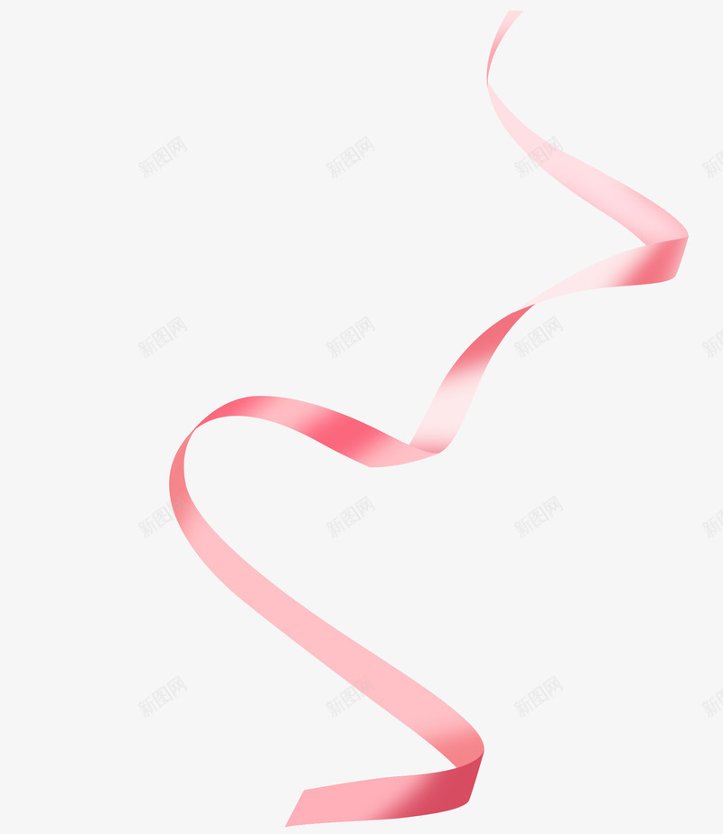 创意粉红色质感彩带漂浮元素png免抠素材_88icon https://88icon.com 元素 创意 彩带 彩带缠绕 彩带飘飘 漂浮 粉红色 质感