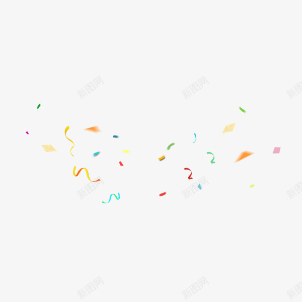 漂浮彩带礼花png免抠素材_88icon https://88icon.com 不规则碎片 喜庆装饰 小清新 店铺装饰 彩带飘飘 彩炮 彩色 生日礼花 礼花碎片