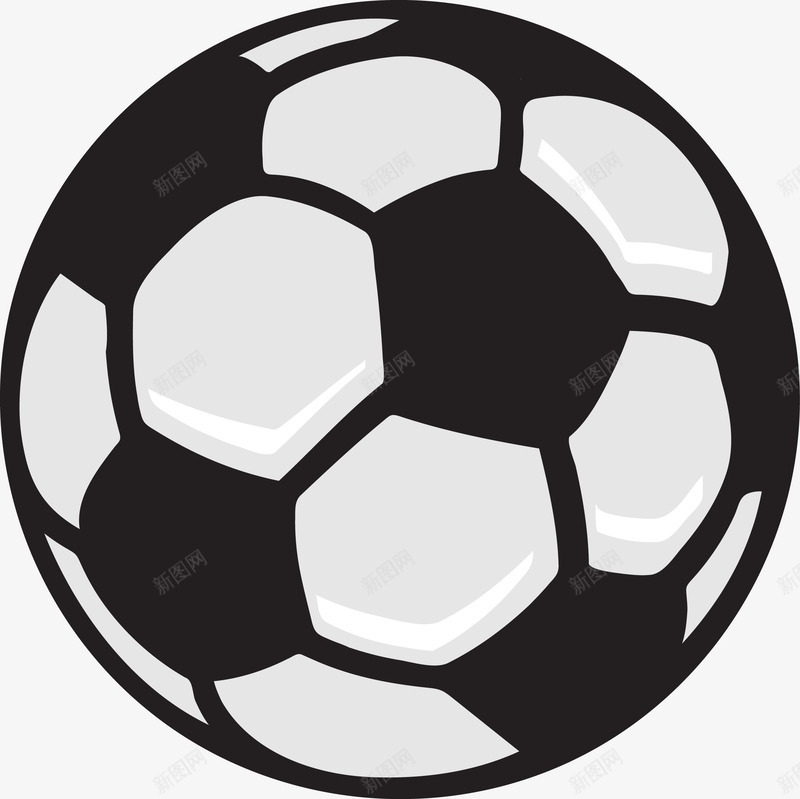 黑白足球图png免抠素材_88icon https://88icon.com 体育器材 动感 卡通足球 手绘足球 球 矢量足球 足球 足球图 足球徽章 足球手绘 运动 速度 飞起的