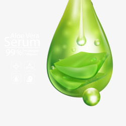 绿色液体面膜广告高清图片