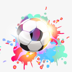 体育赛事手绘创意足球世界杯主题高清图片