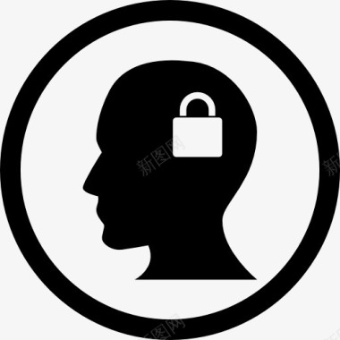 个人资料个人数据安全接口符号图标图标