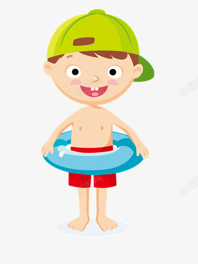 带游泳圈的小男孩png免抠素材_88icon https://88icon.com 儿童 卡通 娱乐 素材