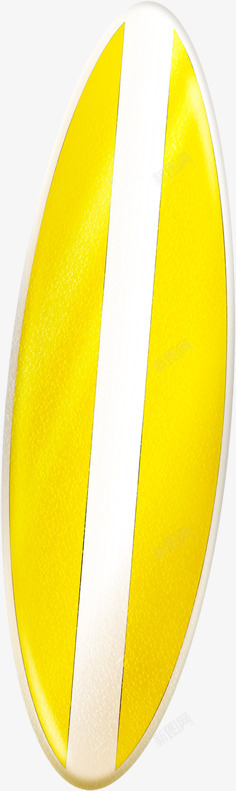 黄色冲浪板夏天素材