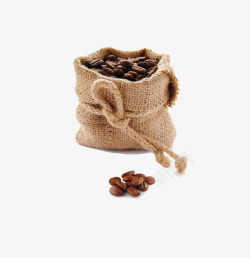 一袋咖啡豆素材