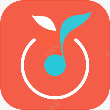 高清音乐图标青桔音乐应用logo图标图标