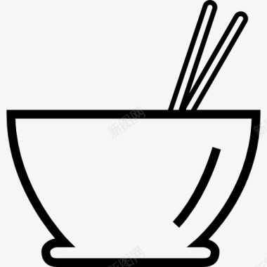 食品罐方便面碗图标图标